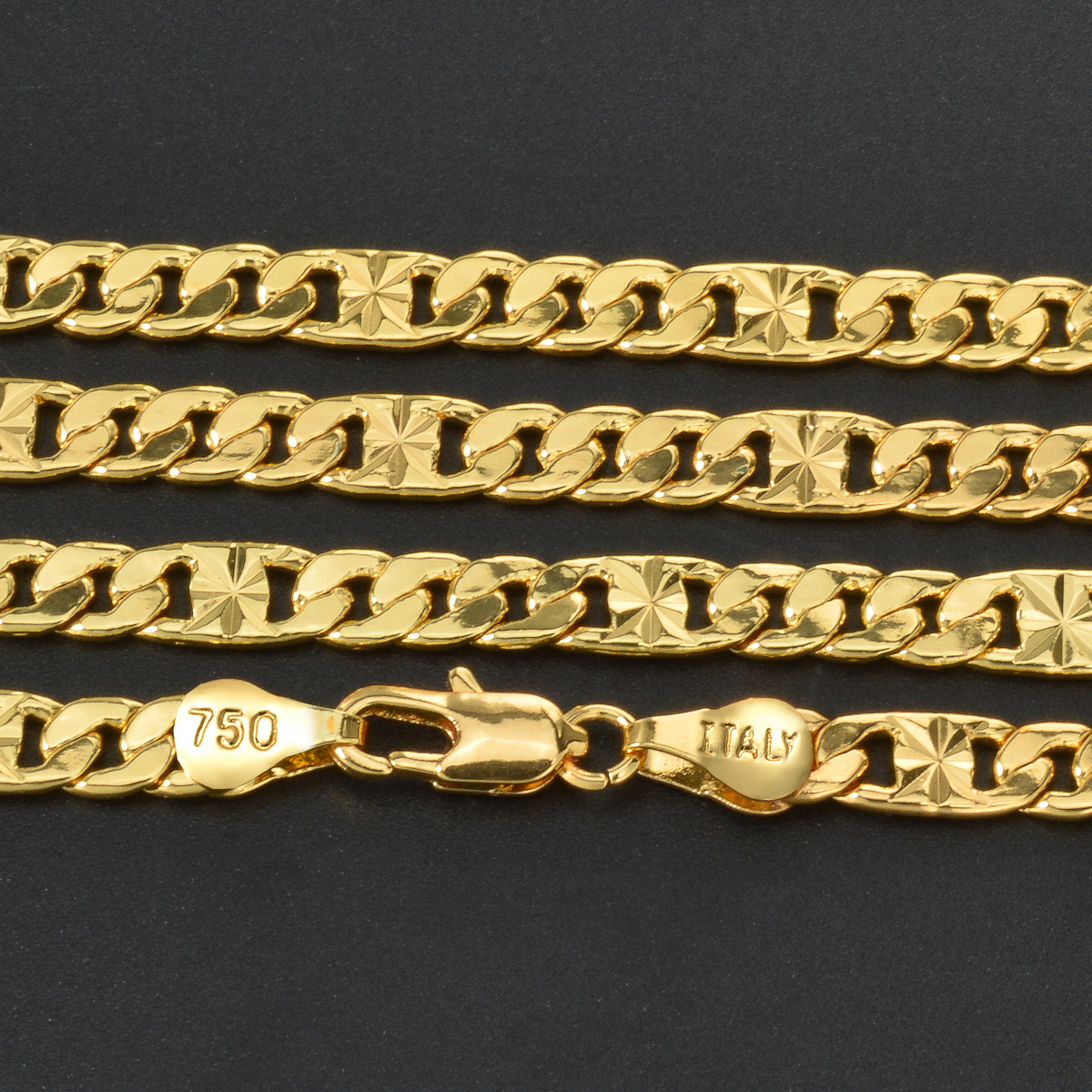 Men'S Accessories Dubai - Dubai Cuban Link Chain 750 Italian
