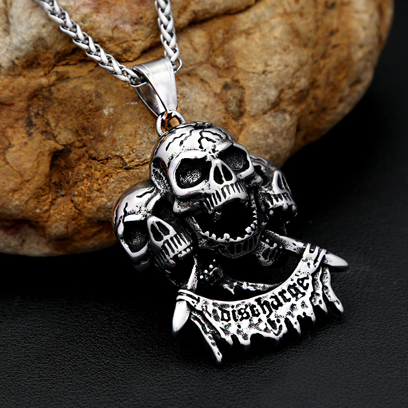 Domineering hip-hop rock style - مراجعة Men Accessories Look وسعره