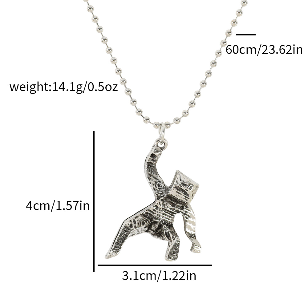 3D Xenon Rock Little Man Proje - مراجعة Men Accessories Necklace وسعره