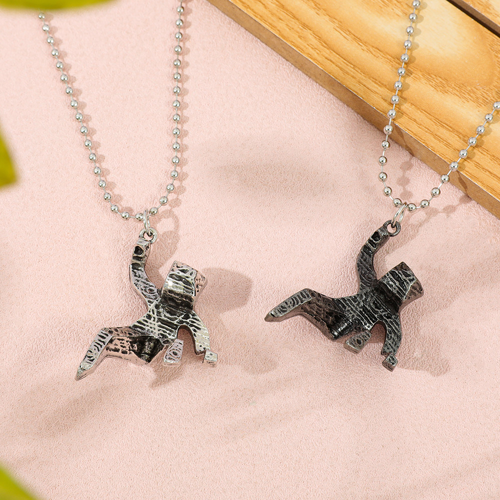 3D Xenon Rock Little Man Proje - مراجعة Men Accessories Necklace وسعره