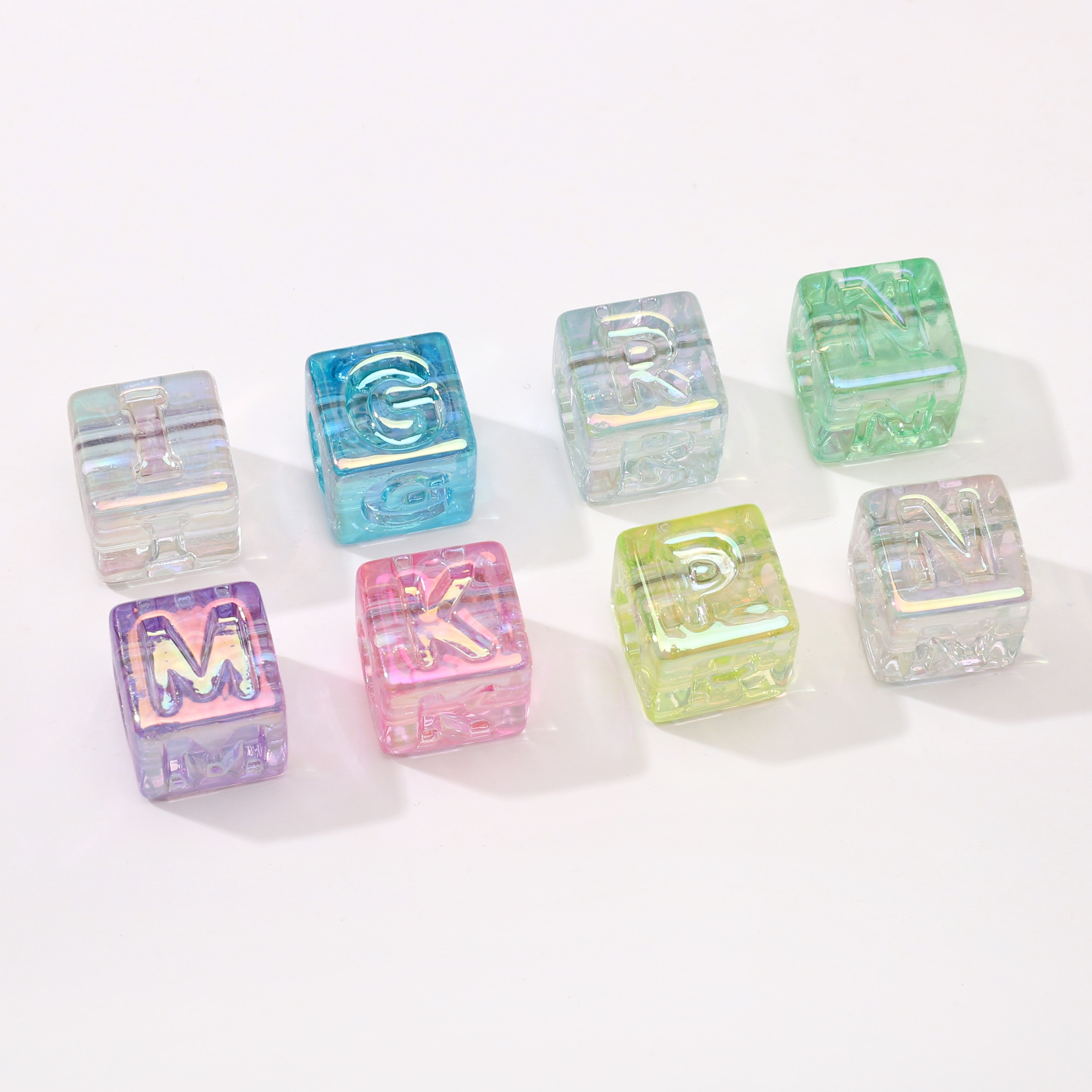 10Pcs beading Colorful Clear L - مراجعة Bead Bracelet Men وسعره