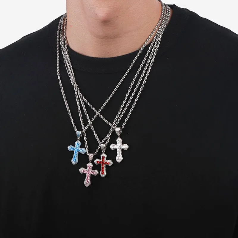 WANZHI Stainless Steel Cross P - مراجعة Men Accessories Singapore وسعره
