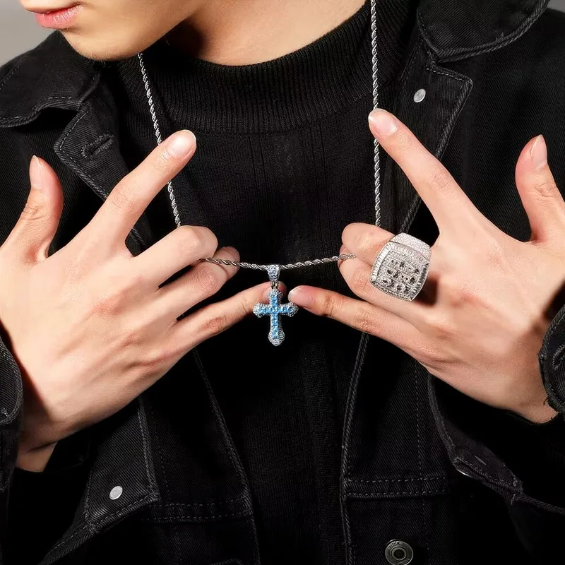 WANZHI Stainless Steel Cross P - مراجعة Men Accessories Singapore وسعره