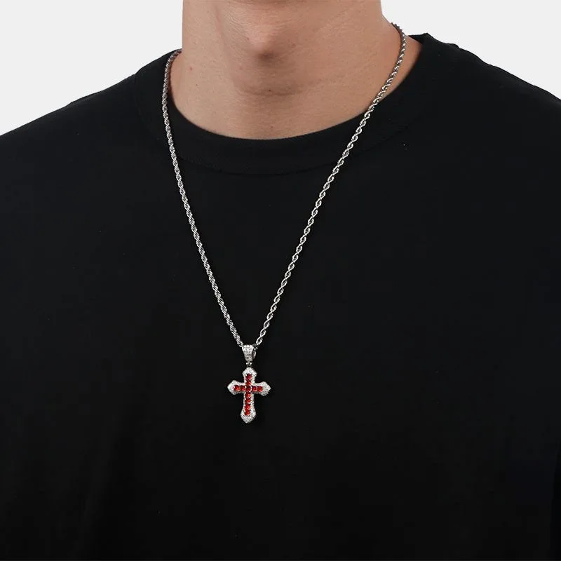 WANZHI Stainless Steel Cross P - مراجعة Men Accessories Singapore وسعره