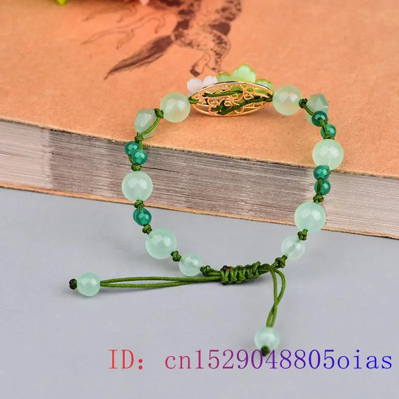 Green Jade Flower Bracelet Amu - مراجعة Bead Bracelet Men وسعره