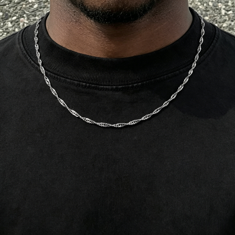 Hip Hop Stainless Steel Water  - مراجعة Men Accessories Singapore وسعره