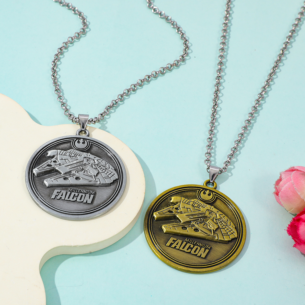 Creative Spaceship Necklace -  - مراجعة Men Accessories Necklace وسعره
