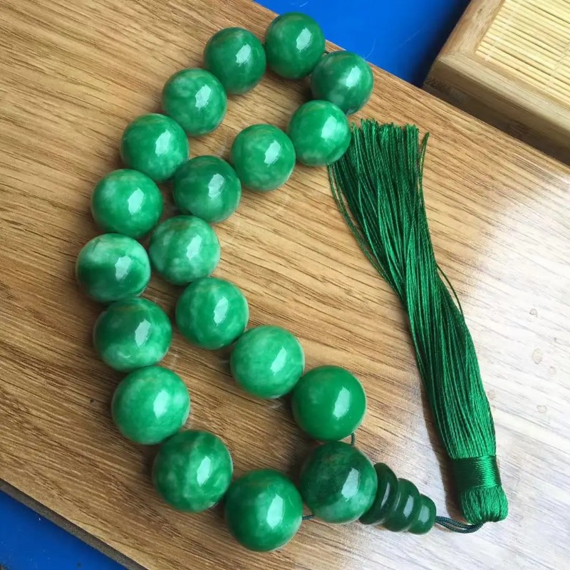 Natural  Green Jade Bracelets  - مراجعة Bead Bracelet Men وسعره