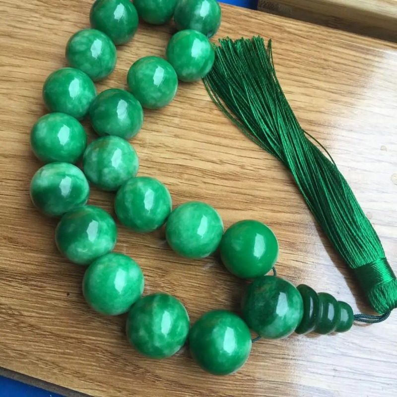 Natural  Green Jade Bracelets  - مراجعة Bead Bracelet Men وسعره
