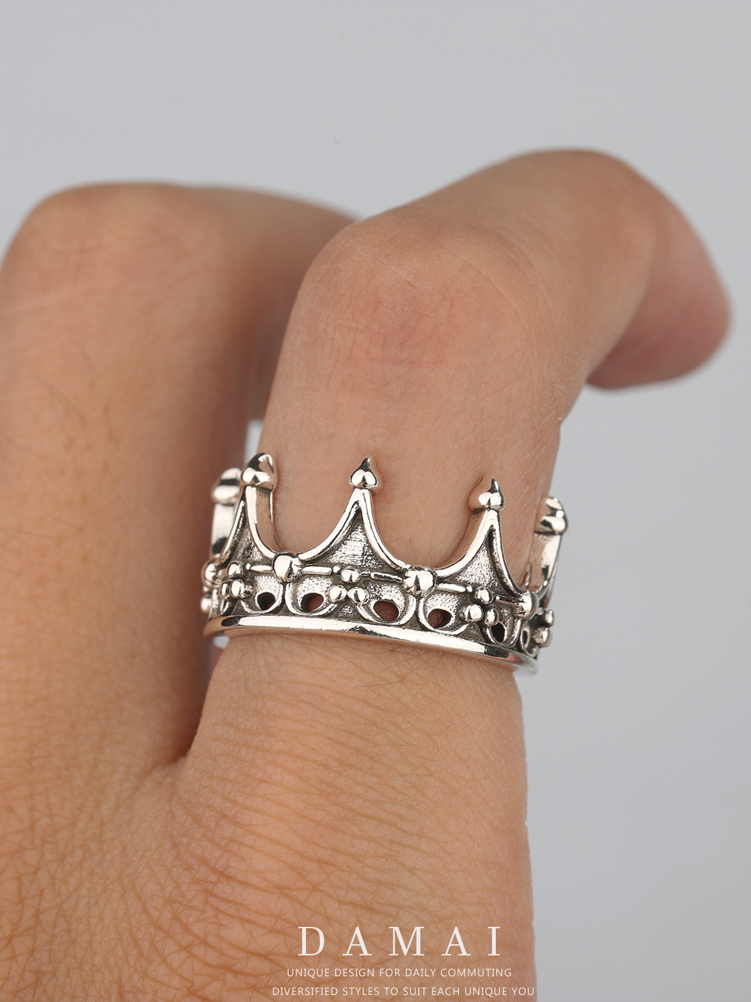 DAMAI Gothic Style Adjustable  - مراجعة Men Accessories Ring وسعره