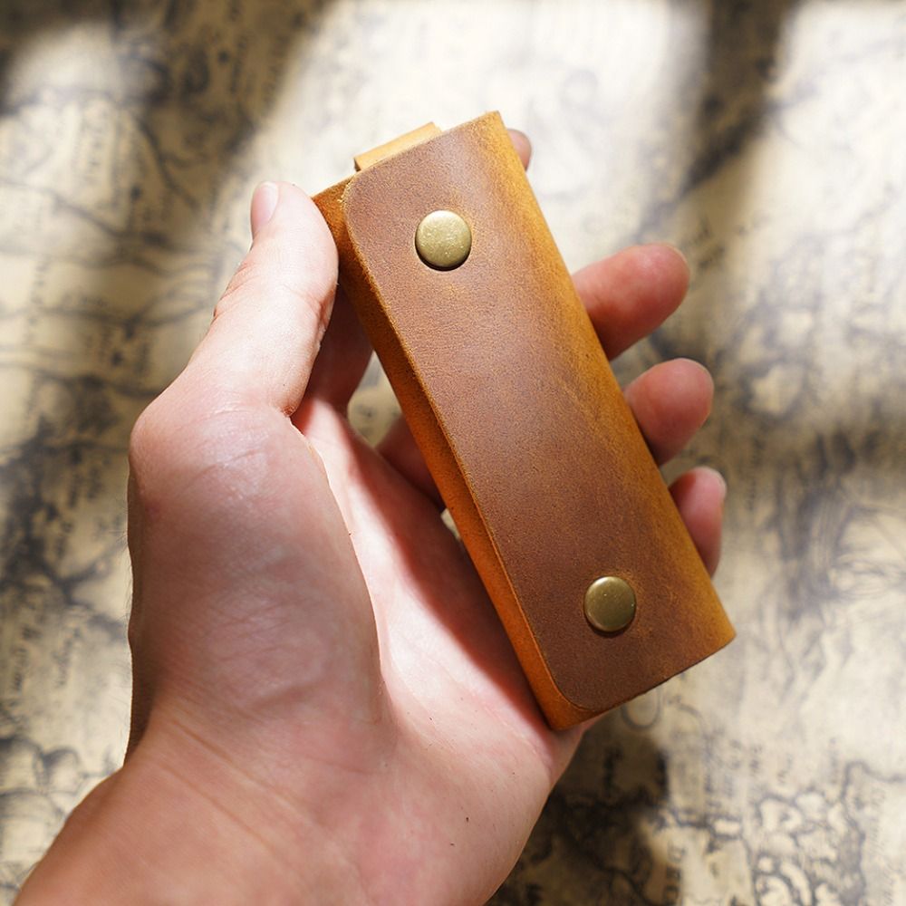 Genuine Leather Mini Key Bag M - مراجعة Men'S Minimalist Accessories وسعره