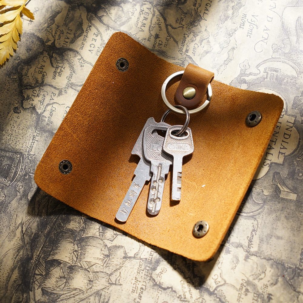Genuine Leather Mini Key Bag M - مراجعة Men'S Minimalist Accessories وسعره