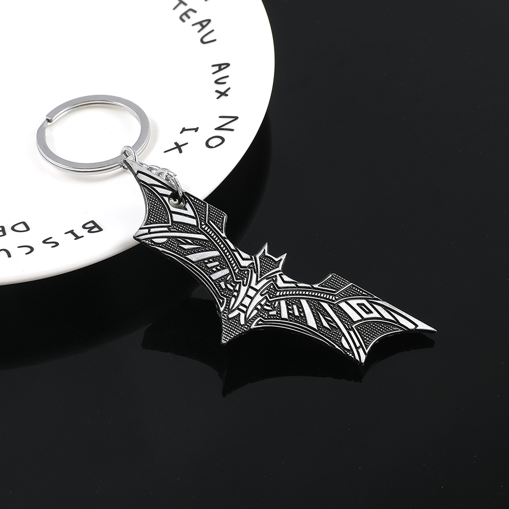 Bat Pendants Keychain Toy Supe - مراجعة Men Accessories Ring وسعره