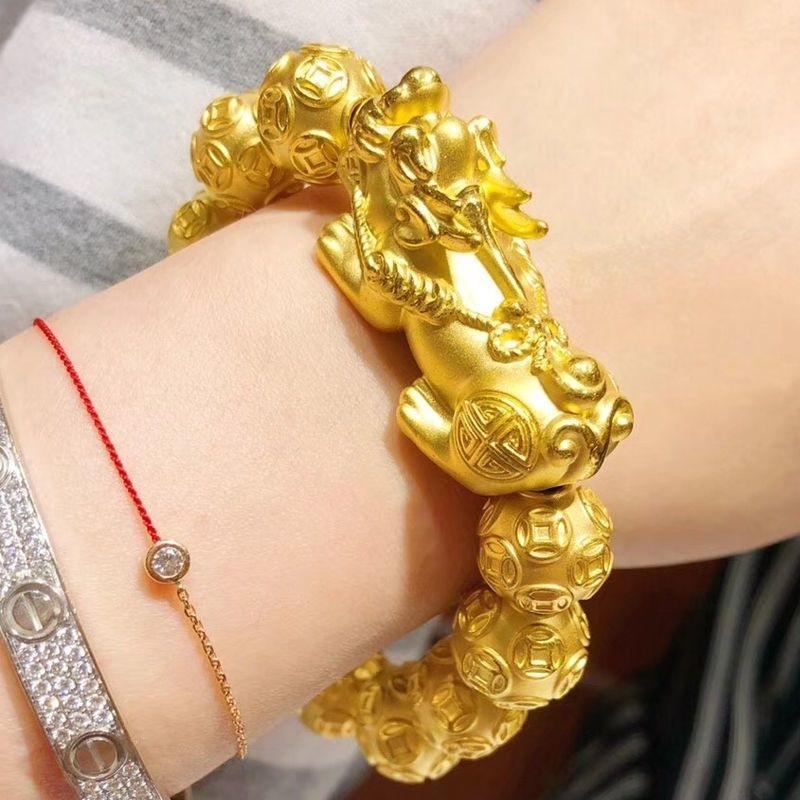 recommended Plated 100% Real G - مراجعة Bead Bracelet Men وسعره