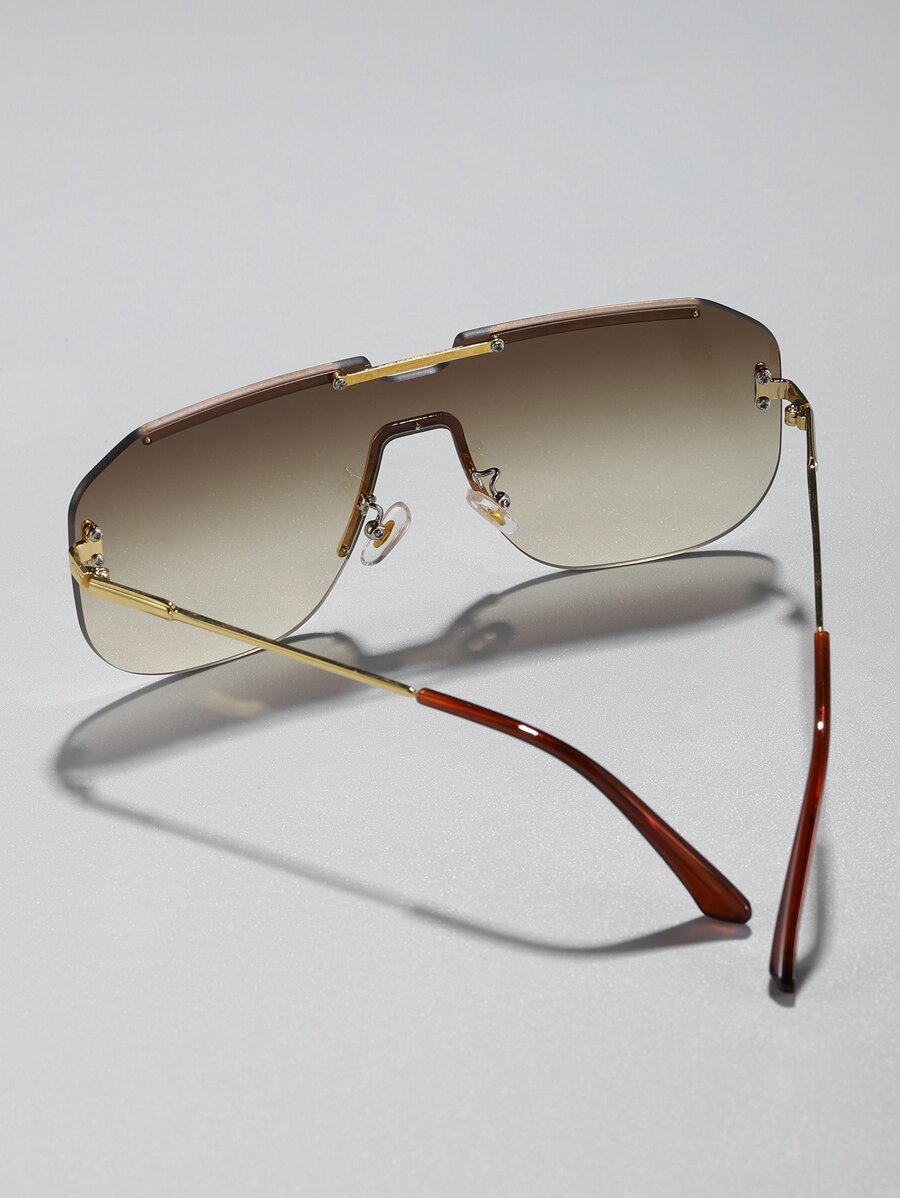 Oversized Men's Frameless Meta - مراجعة Men Accessories Look وسعره