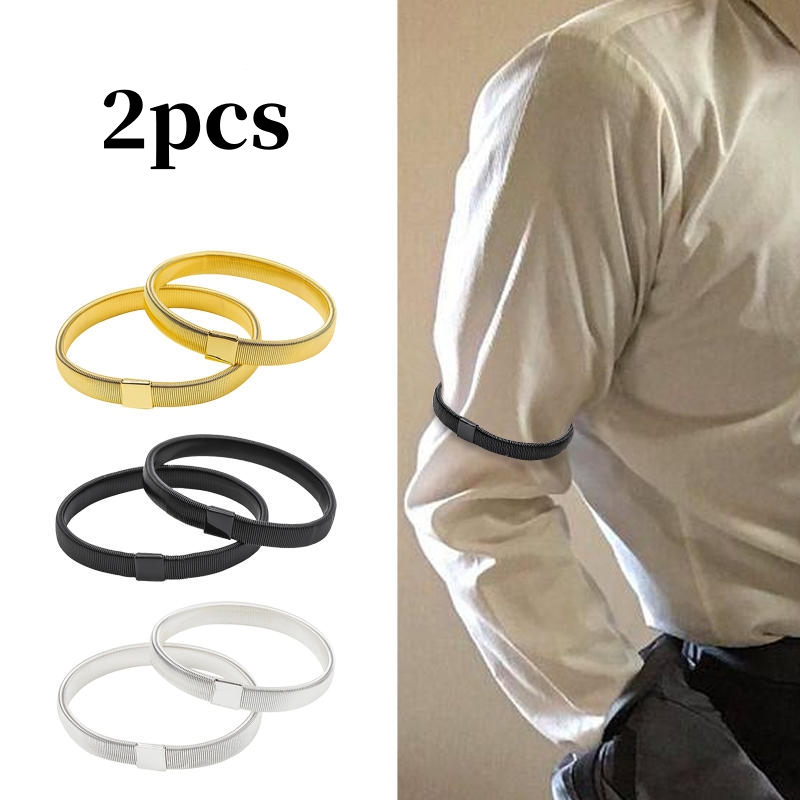 2pcs Men Elasticated Arm Band  - مراجعة Men Accessories Ring وسعره