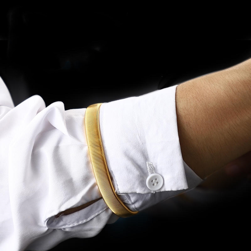 2pcs Men Elasticated Arm Band  - مراجعة Men Accessories Ring وسعره