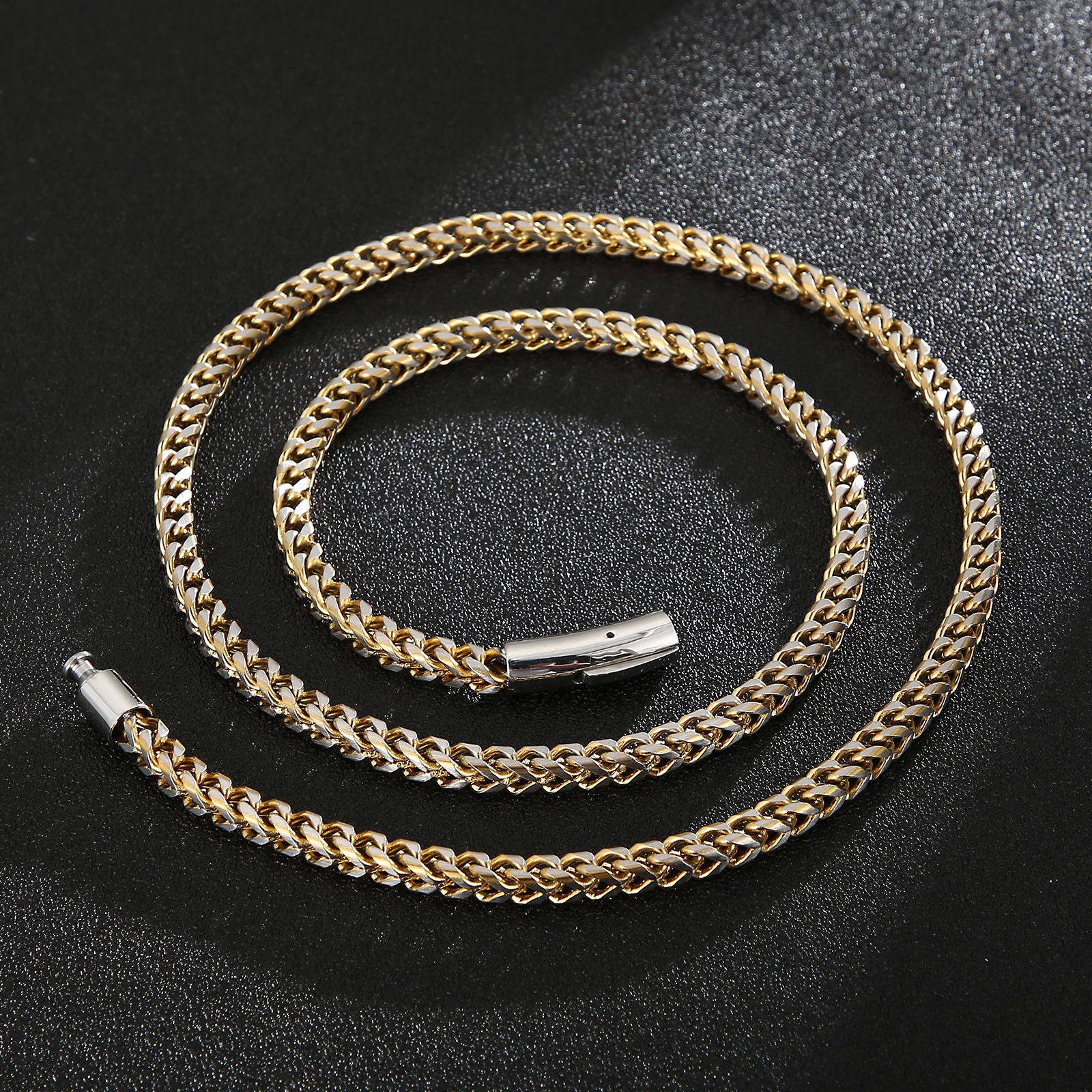 4mm Width Stainless Steel 68cm - مراجعة Men Accessories Singapore وسعره