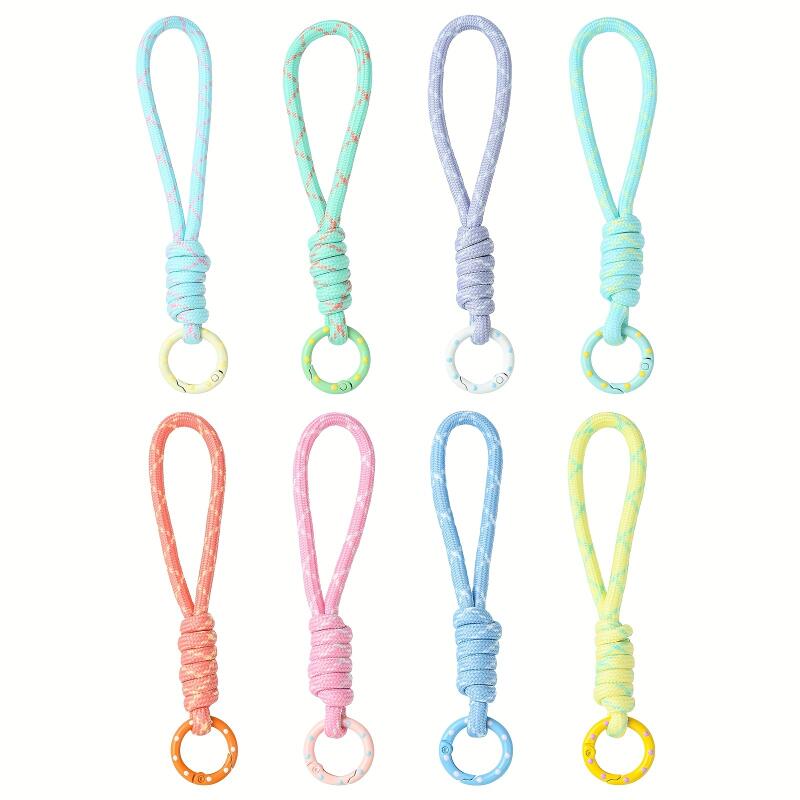 2~5pcs Colorful Braided Keycha - مراجعة Men Accessories Ring وسعره