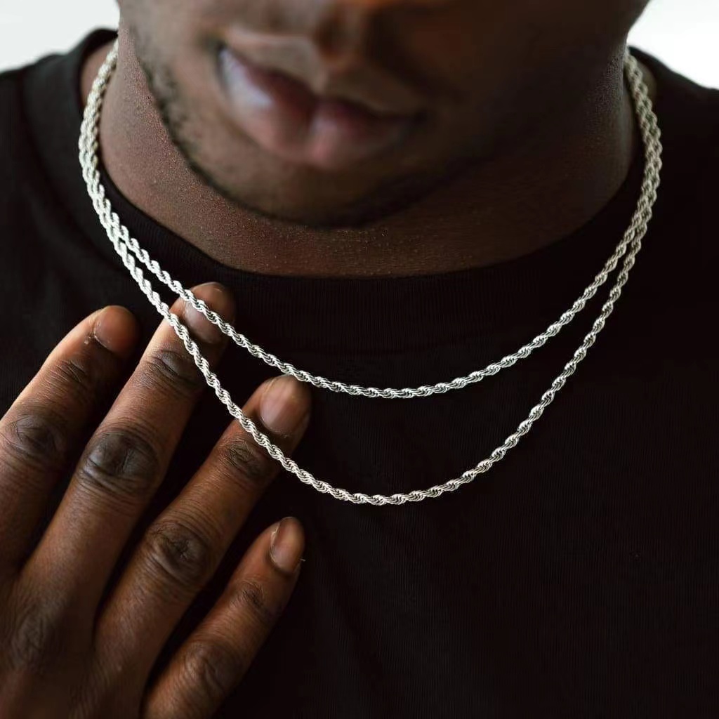 3mm Stainless Steel Men Neckla - مراجعة Men Accessories Singapore وسعره