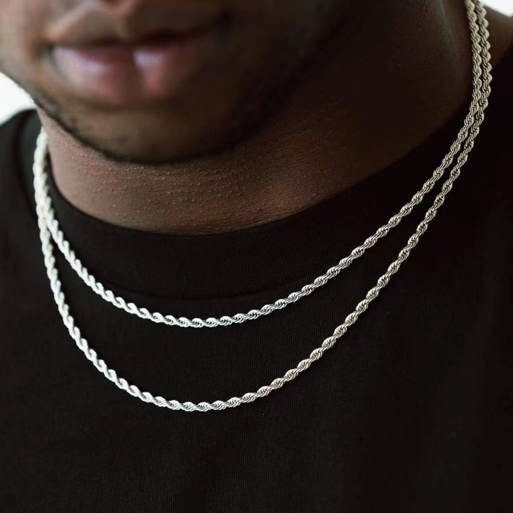3mm Stainless Steel Men Neckla - مراجعة Men Accessories Singapore وسعره