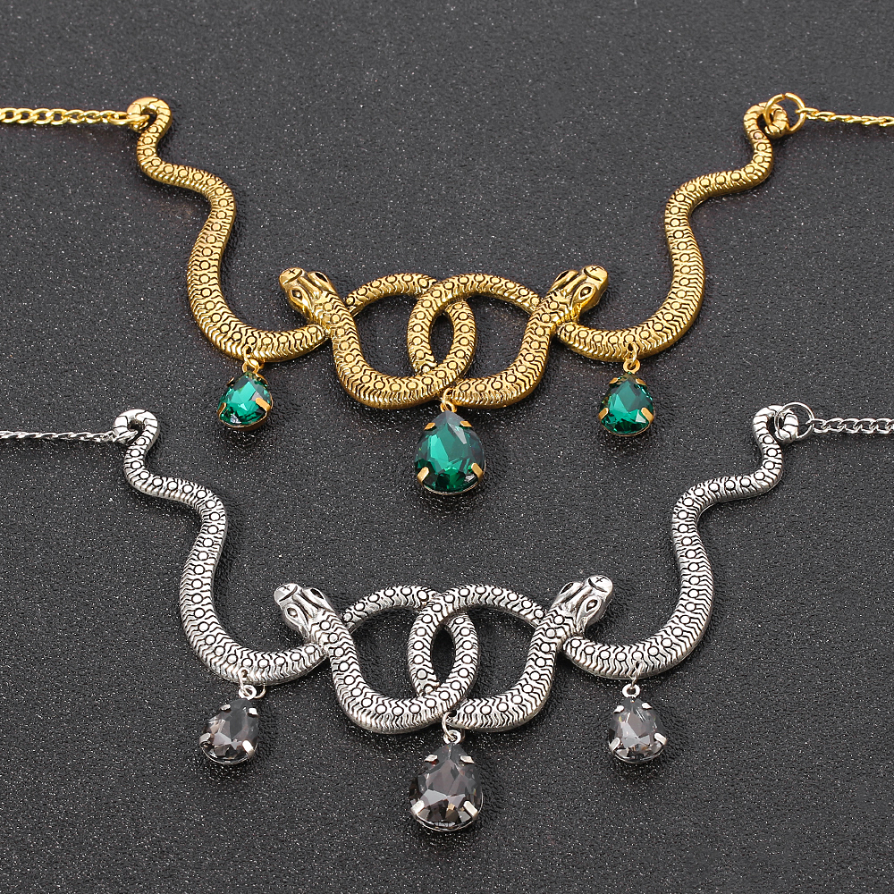 Vintage Snake Personality Neck - مراجعة Men Accessories Necklace وسعره