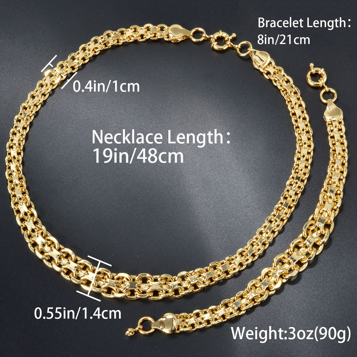Sunny Luxury 18k Gold Plated G - مراجعة Men'S Accessories Dubai وسعره