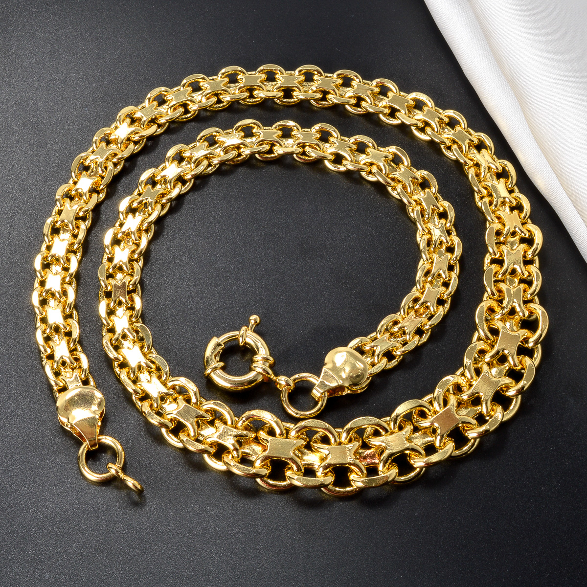 Sunny Luxury 18k Gold Plated G - مراجعة Men'S Accessories Dubai وسعره