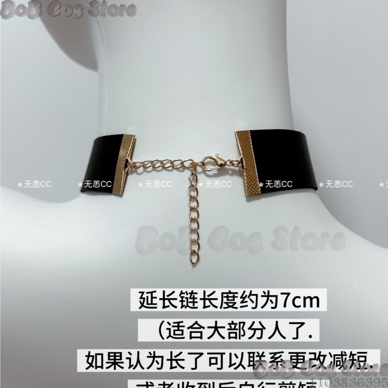 9S Choker Game Nie Cosplay Cos - مراجعة Men Accessories Necklace وسعره