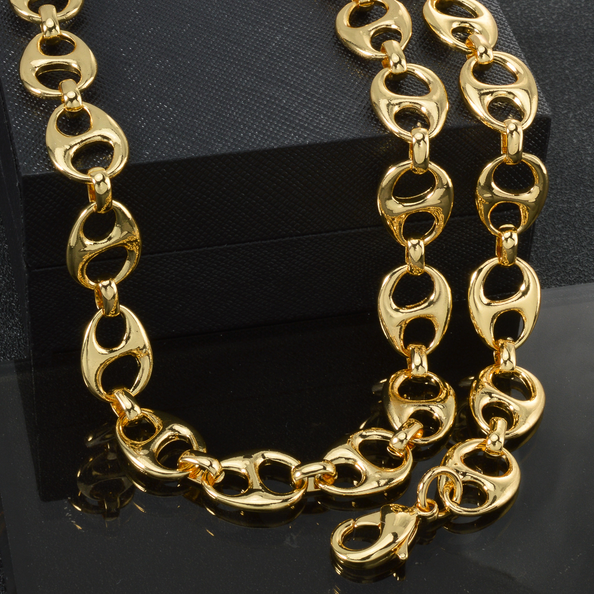 Pig Nose 18k Gold Plated Neckl - مراجعة Men'S Accessories Dubai وسعره