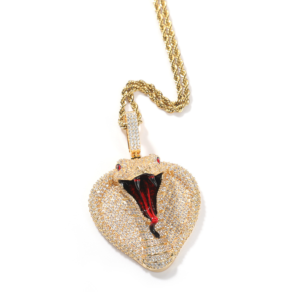 New Cobra Hip Hop Pendant for  - مراجعة Men Accessories Singapore وسعره
