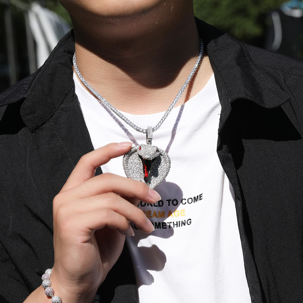 New Cobra Hip Hop Pendant for  - مراجعة Men Accessories Singapore وسعره