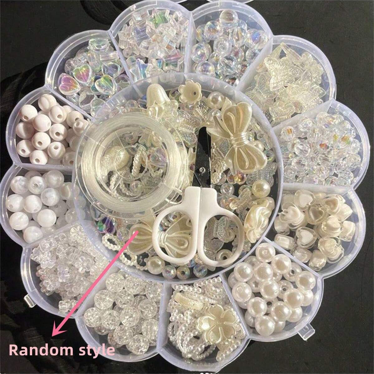 2Set/1Set 13 Grids Acrylic Flo - مراجعة Bead Bracelet Men وسعره