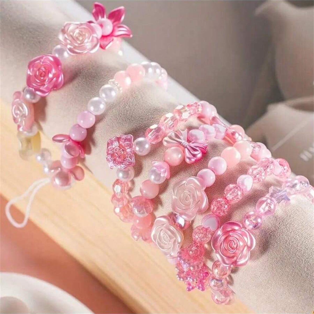 2Set/1Set 13 Grids Acrylic Flo - مراجعة Bead Bracelet Men وسعره