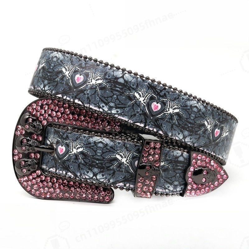 Printed Rhinestone Waist Strap - مراجعة Men Accessories Fashion وسعره