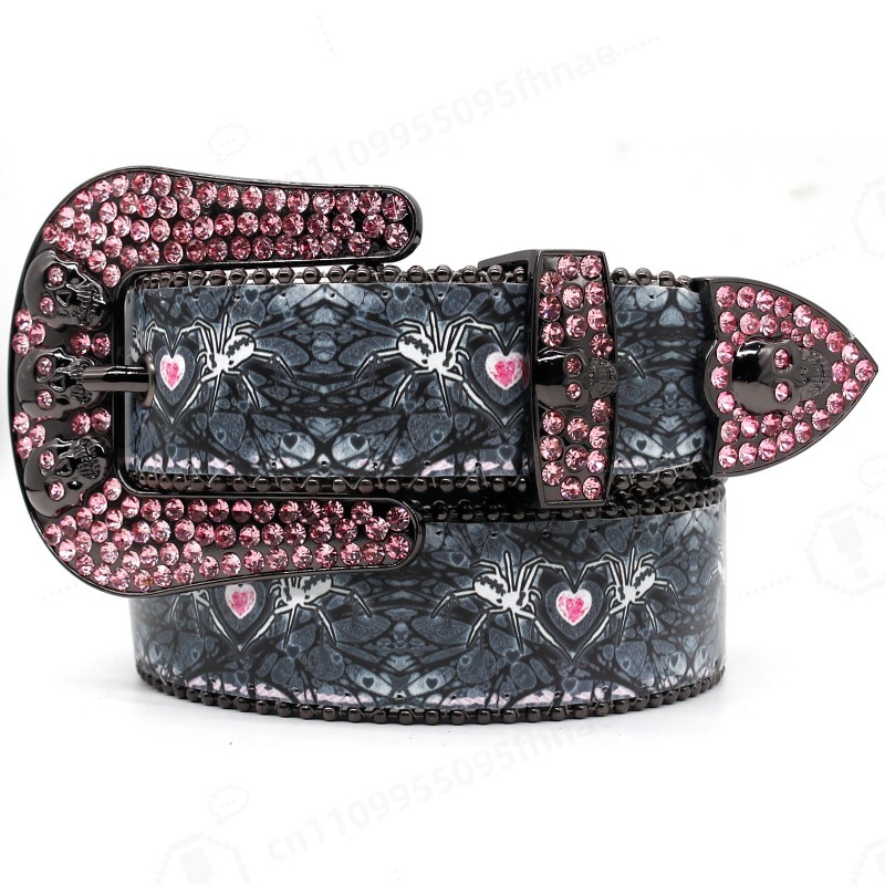 Printed Rhinestone Waist Strap - مراجعة Men Accessories Fashion وسعره