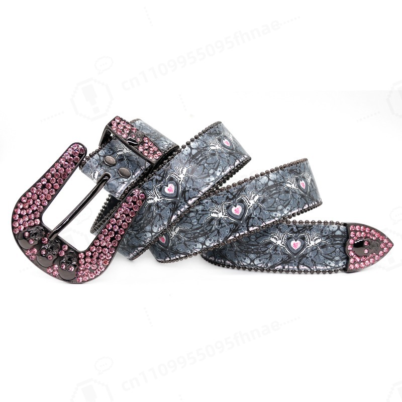 Printed Rhinestone Waist Strap - مراجعة Men Accessories Fashion وسعره