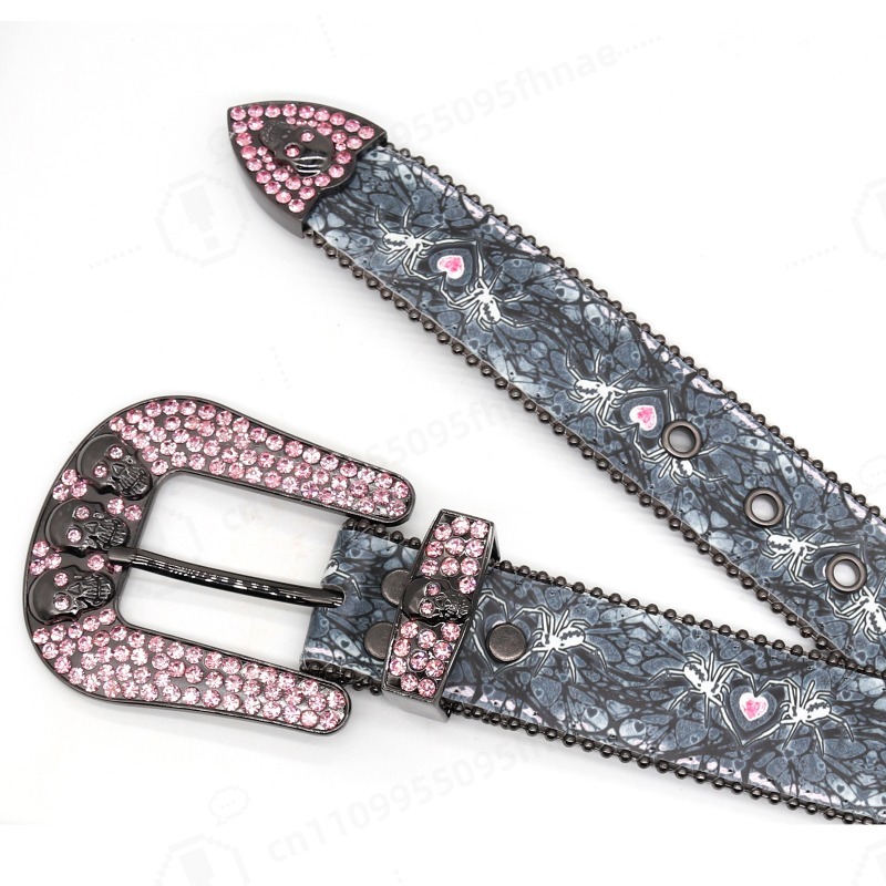 Printed Rhinestone Waist Strap - مراجعة Men Accessories Fashion وسعره