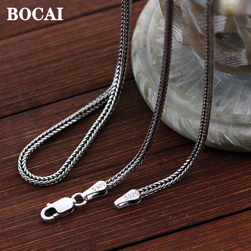 BOCAI Real S925 Silver Jewelry - مراجعة Men Accessories Singapore وسعره