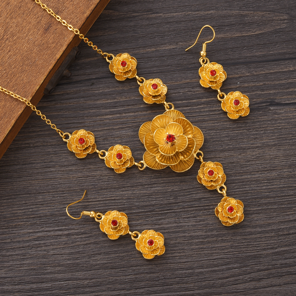 Fashion Golden Color Rose Jewe - مراجعة Men'S Accessories Dubai وسعره