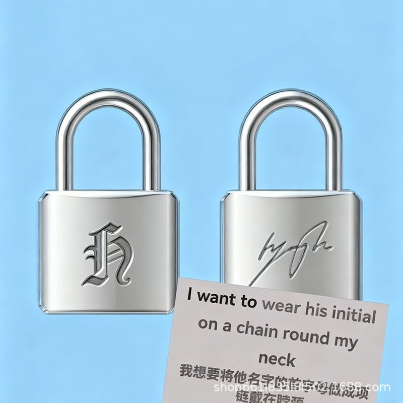 Ashionable Creative Metal Lock - مراجعة Men Accessories Necklace وسعره