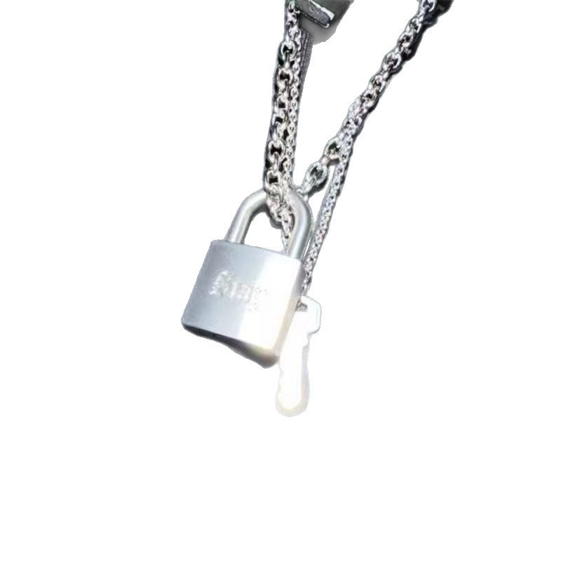 Ashionable Creative Metal Lock - مراجعة Men Accessories Necklace وسعره