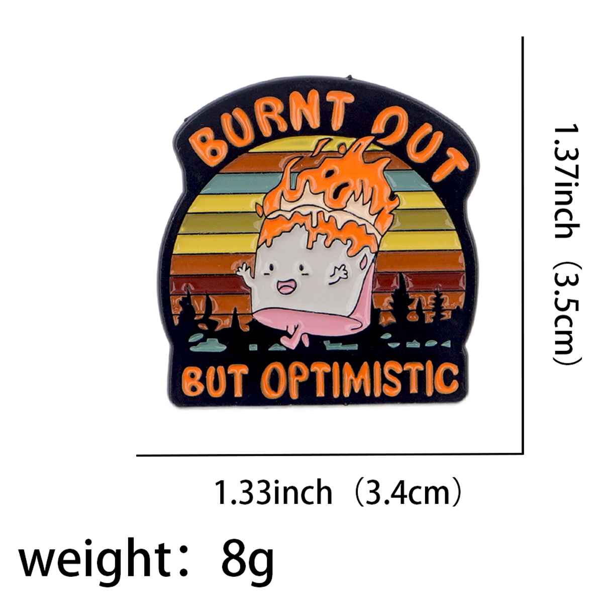 Fire Badges Enamel Pin Brooche - مراجعة Men Accessories Fashion وسعره