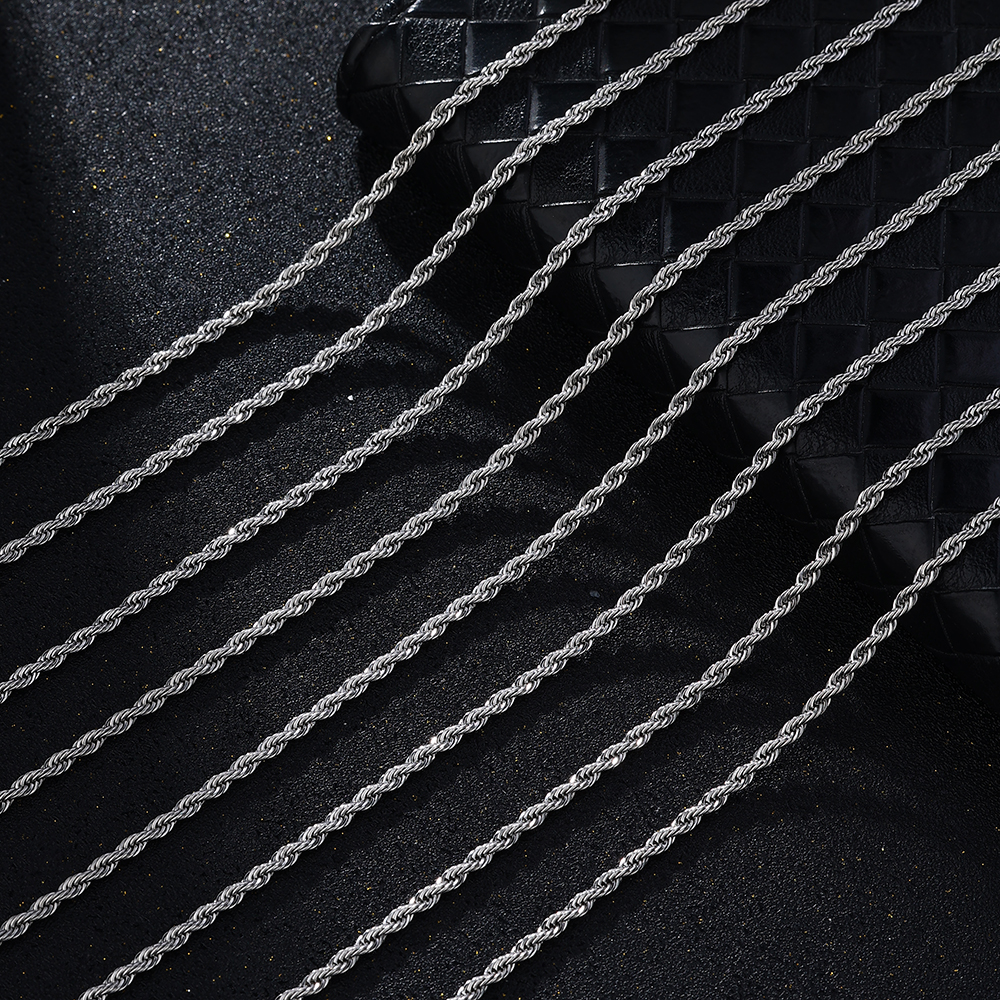 Atoztide Twisted Rope Chain Ne - مراجعة Men Accessories Singapore وسعره