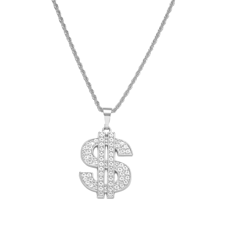 Dollar Sign Necklace 80s 90s C - مراجعة Men Accessories Singapore وسعره