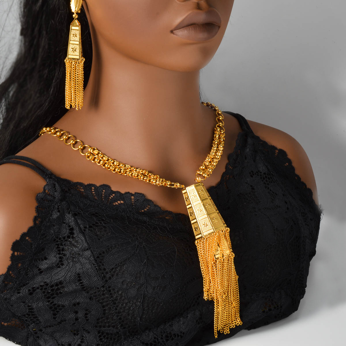 Arabesque Copper Jewelry Set f - مراجعة Men'S Accessories Dubai وسعره