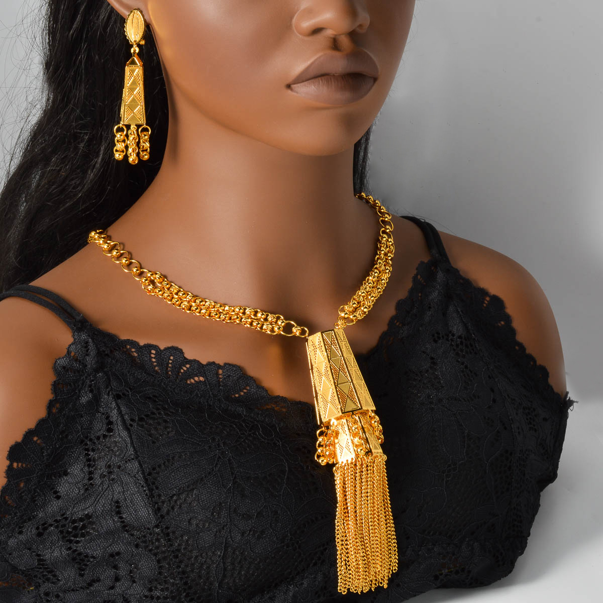 Arabesque Copper Jewelry Set f - مراجعة Men'S Accessories Dubai وسعره