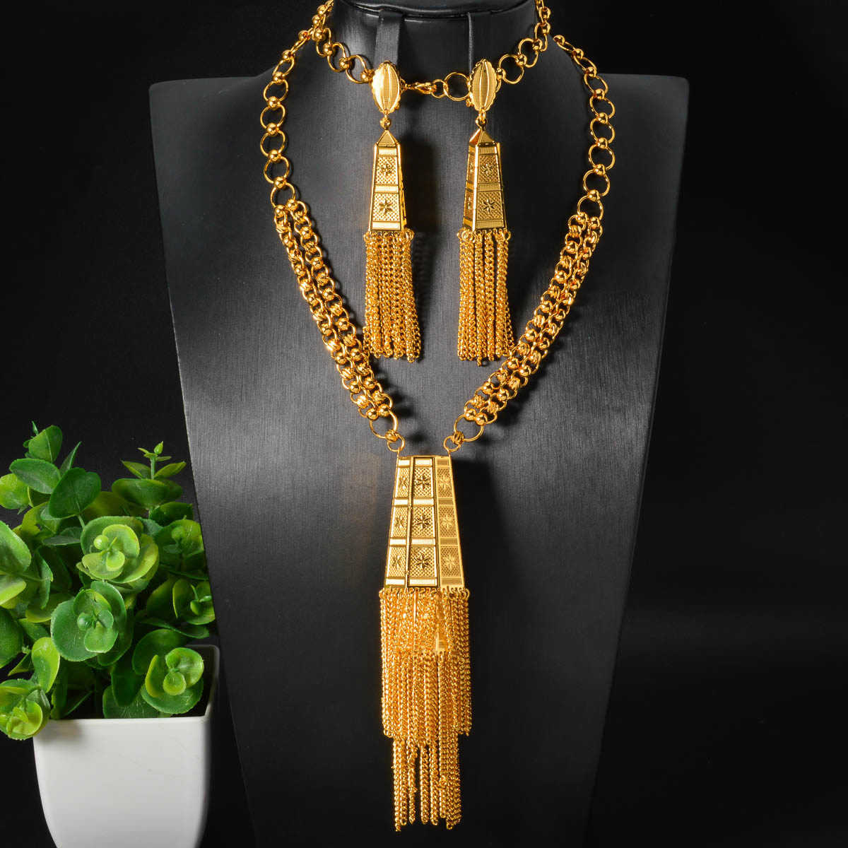 Arabesque Copper Jewelry Set f - مراجعة Men'S Accessories Dubai وسعره