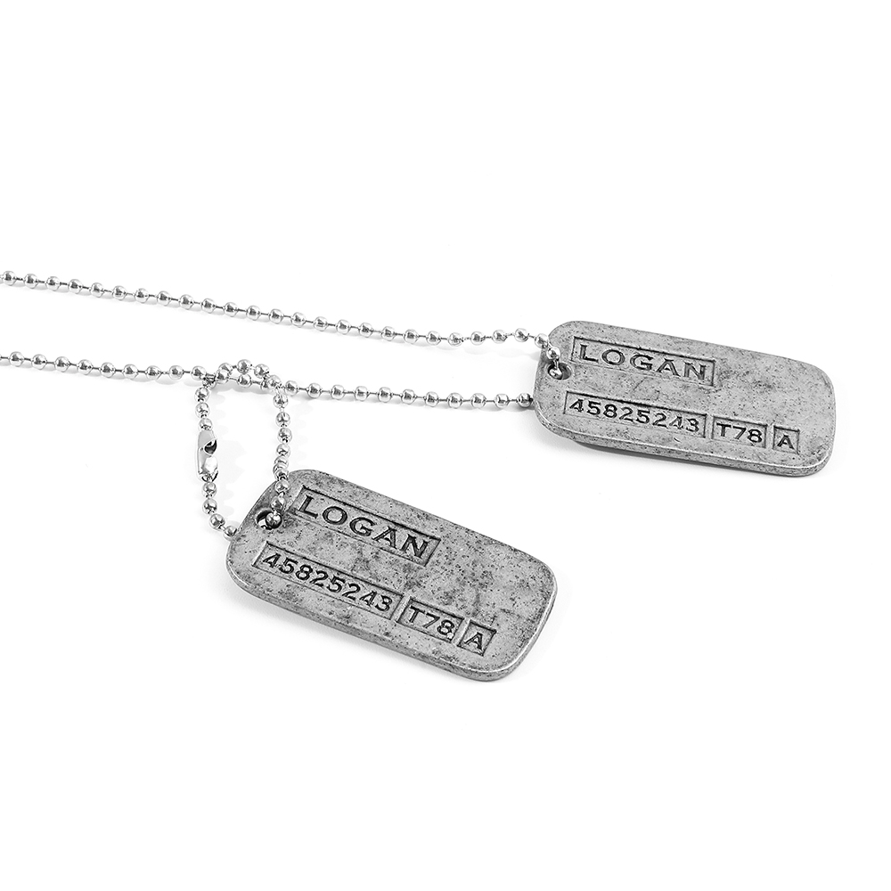X-Men Wolverine Military Card  - مراجعة Men Accessories Necklace وسعره