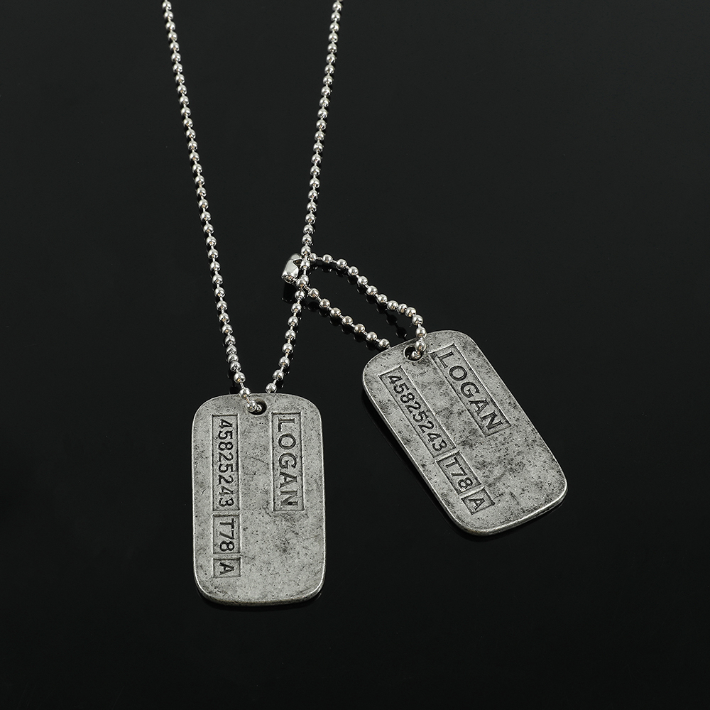 X-Men Wolverine Military Card  - مراجعة Men Accessories Necklace وسعره
